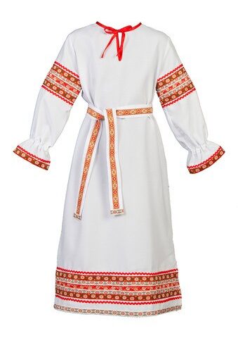 Платье-рубаха в русском стиле "Анюта" взрослый