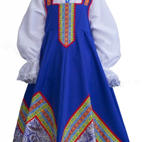 Русский народный костюм "Ульяна". детский Модель 1.