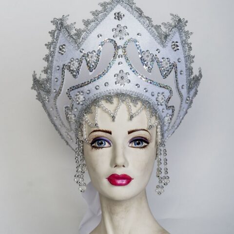 Кокошник "Снежная королева"
