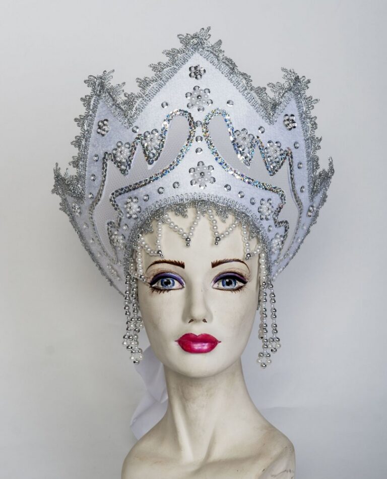Кокошник "Снежная королева"
