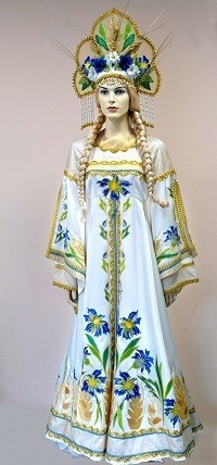 Русский народный костюм Серафима "Русское поле" взрослый